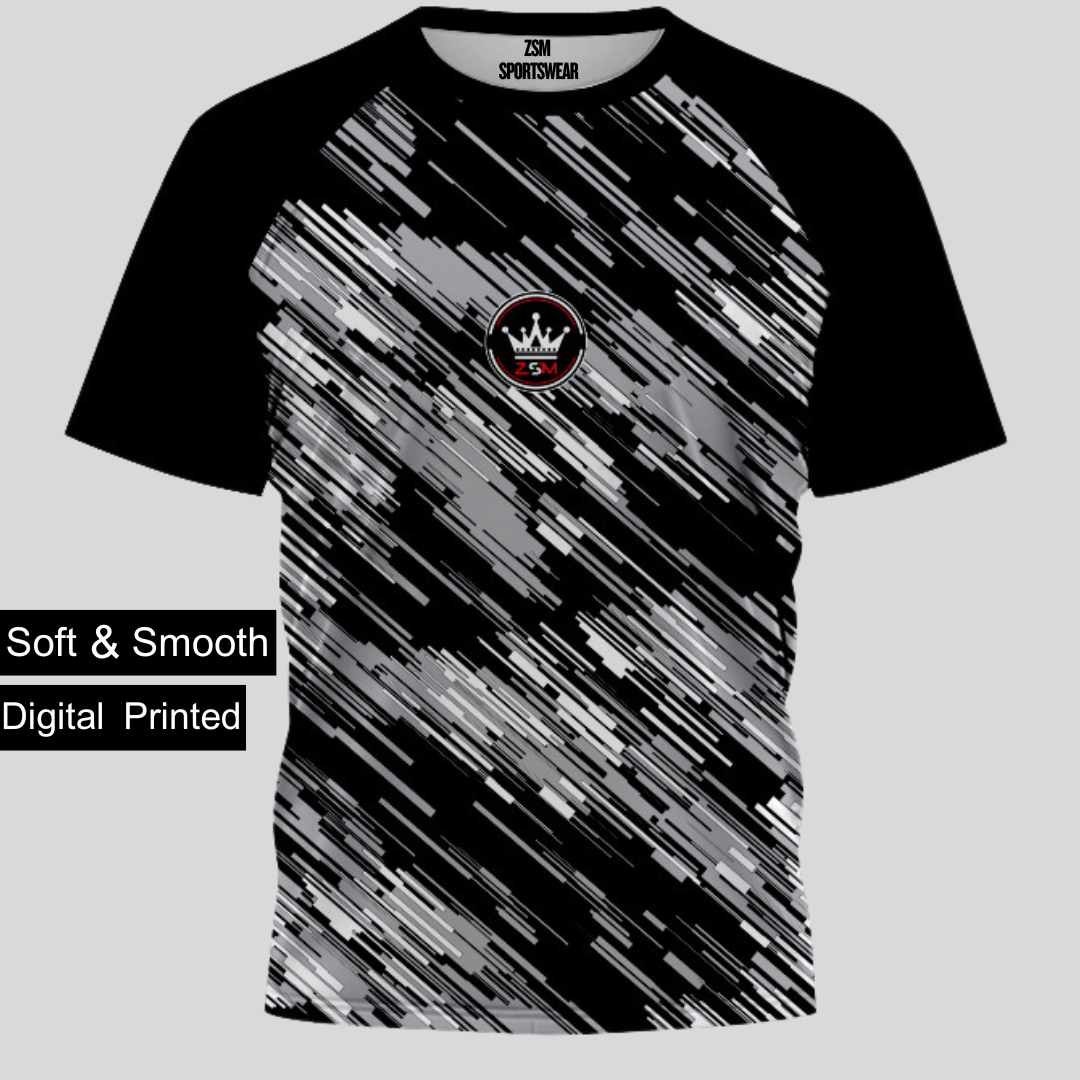 ZSM Sportswear Tees Black & Gray